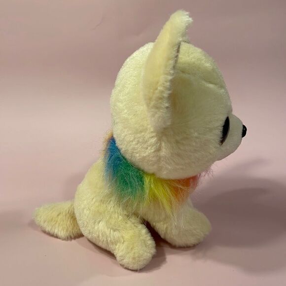 TY Beanie Boos Chewey the Chihuahua 6” Excellent Condition NWT 2019 Rainbow Boa - Picture 5 of 10